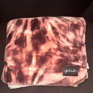 PINK Victorias Secret Fleece Throw Blanket